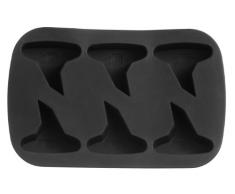 Premier Housewares - 0805062 - 6 Moules Ã GÃ¢teaux en Silicone Anti-AdhÃ©sif - Chapeaux de SorciÃ¨re - Noir (Import Grande Bretagne)
