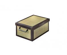 LAVATELLI 026 TA Baulino Boîte de Rangement en carton Plastifiée Tapirus 35 x 25 x 17,5 cm