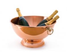Mauviel 270240 Vasque à champagne, Cuivre intérieur étamé, 42 cm