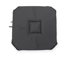 Soleil docre 008233 ALIX Dessus de chaise gobelin Polyester Anthracite 40 x 40 cm