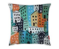 Bonamaison Housse de Coussin Multicolore 45 x 45 cm