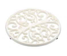 Kitchen Craft CITRIVCRE sous Verre, Fer De Fonte, CrÃ¨me, 28 x 28 x 18 cm