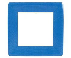 Caspari Lot de 8 Assiettes en Carton Gros Grain Bleu Marine