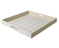 Artemio Plateau CarrÃ©, Bois, 45 x 45 x 5 cm