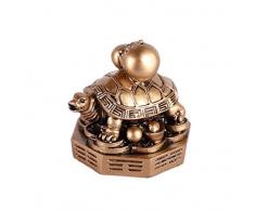 FIGURINE TORTUE FENG SHUI sur BAGUA - Symbole de Protection et de LongÃ©vitÃ©