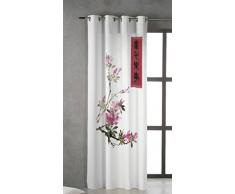 Tsuki jinsei Rideau avec Åillets mÃ©tallique 150Â x 260Â Zen, Chillout, Japonaise