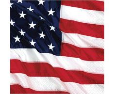 amscan International Serviettes de Table Motif Couleurs