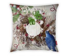 Bonamaison Housse de Coussin Multicolore 45 x 45 cm