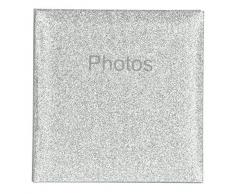 Grupo Erik Album Photo - 200 Pochettes 10x15cm - Glitter Silver