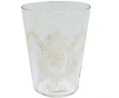 Better & Best Vase avec Dessin de Motifs vÃ©gÃ©taux, Cristal, 7,5Â x 7,5Â x 10Â cm