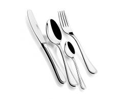 Monix Dover - MÃ©nagÃ¨re 24 piÃ¨ces Couverts en Acier Inoxydable 18/0.