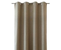 Bel Air 0400048-0001 Natte Rideau Effet NattÃ© Finition Oeillets et Ourlets Naturel 140 x 250 cm