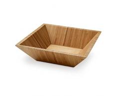 eBuyGB Bol de mélange en bambou naturel durable pour salade pâtes bio pour dîners/fêtes/salade/jardin/barbecue/été