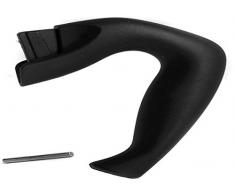 Bialetti 0800202 Blister PoignÃ©e MOKA RESTYLING 3 et 4 Tasses, Plastique, Noir, 12 x 2 x 19 cm