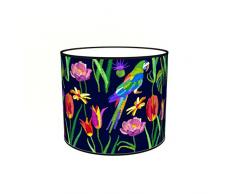 Abat-jours 7111305754758 Imprimé Ollio Lampadaire, Tissus/PVC, Multicolore