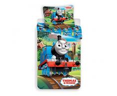 Jerry Fabrics Parure de Lit, Coton, Multicolore, 200x90x0,5 cm