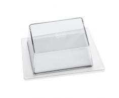 koziol beurrier Kant, thermoplastique, blanc et transparent, 12 x 16,5 x 6,9 cm