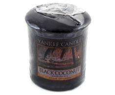 Yankee candle 1254007E Bougie votive Noix de Coco noir 49 g Noir