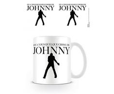 Johnny Hallyday Mg24940 (Silhouette) Mug, Multicolore