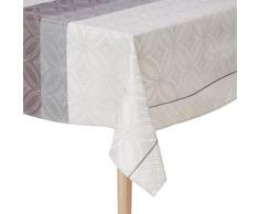 Nydel Gris Nappe Jacquard Gally Anti Tache Enduction Acrylique, 160 x 200 cm