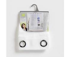 douceur dintÃ©rieur panneau a oeillets 140x240 cm voile sable salina blanc