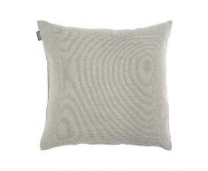 LINUM Pepper Housse de Coussin, Coton, Gris Perle, 50 x 50 cm