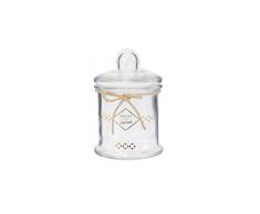SAVEUR ET DEGUSTATION KA2259 Bocal Festif 880 ml, Metal, Transparent-DorÃ©, 13 x 13 x 18,5 cm