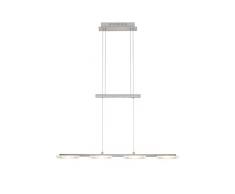 Briloner leuchten suspension à lED 4 x 4,5 w 400 lm nickel mat, 4280â042