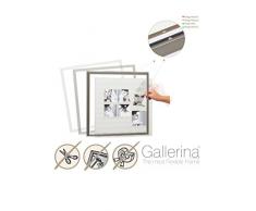 Deknudt Frames S41ND1 G Gallerina Cadre Multi Photos avec Filet Argenté 40 x 70 cm