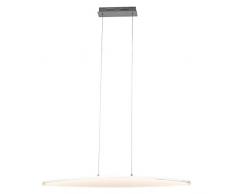 Brilliant G93537/15 View Suspension LED, Plastique/Métal, Intégré, 23.5 W, Chrome