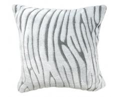 Soleil docre 527384 Savane Housse de Coussin Extra Doux Polyester Gris 40 x 40 cm