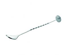 IBILI 733750 Cuillère à Cocktail avec Pilon, INOX, weiß, 27 x 3 x 27 cm