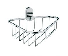 Kela 22687 panier dangle mural pour salle de bain, fixation côté droit, acier inoxydable, Lucido