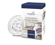 Snuggledown Oreiller en Duvet doie de Hongrie, Blanc, Super King