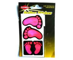 Kleiber Sticker réflecteur Pied, Rose