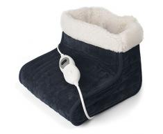 Julava - Chauffe-pieds ultra Relaxant - Avec trois Niveaux de Température - Arrêt automatique - Lavable en Machine - Pour le bureau ou à la maison