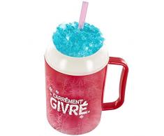 Granité magique Mug tasse pour fabriquer un granité maison boisson gazeuse Paille cuillère incluse 330 ml