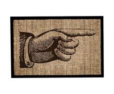 Achoka Welcome 30 Paillasson Polyester Imprimé 60 x 40 x 1 cm