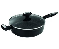 Zyliss ZE980069 Sauteuse avec Couvercle, Aluminium, Noir, 28 cm