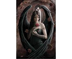 1art1 Gothique Poster - Ange avec Rose, Anne Stokes (91 x 61 cm)