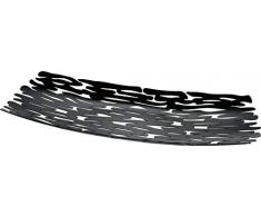 Alessi Bm01 B Bark Centre de Table en Acier ColorÃ© Ã la RÃ©sine Au Ãpoxyde, Noir