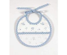 DMC Bavoir en coton Bleu