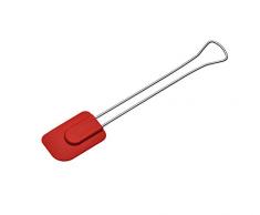 KÃ¼chenprofi 1008071200Â Spatule/Åufs Spatule, petit, acier inoxydable, rouge, 0,8Â x 4,8Â x 24,8Â cm