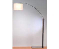 Aluminor RAINBOW CH LAMPADAIRE, Chrome+Bois EbÃ¨ne Aj Blanc