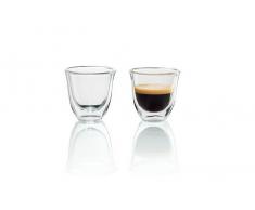 DeLonghi 5513214591 Verre à espresso isolé Lot de 2