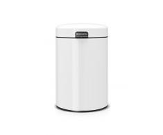 Brabantia Poubelle Murale NewIcon,3 litres -Blanc