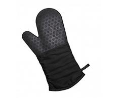 Lurch 70090 Gant de Cuisine Silicone/Textile Noir 20 x 15 x 10 cm