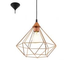 Eglo Lampe Suspension E27 Ã325 TarbesCuivre