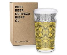 RITZENHOFF Joan Tarragó Verre à bière en Cristal 330 ML
