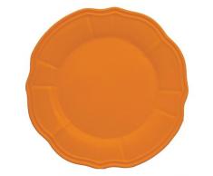 Baci MÃ©lamine Assiette Ã Dessert, MÃ©lamine, Orange, 22 x 22 x 2 cm